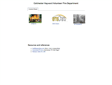Tablet Screenshot of chvfd.net